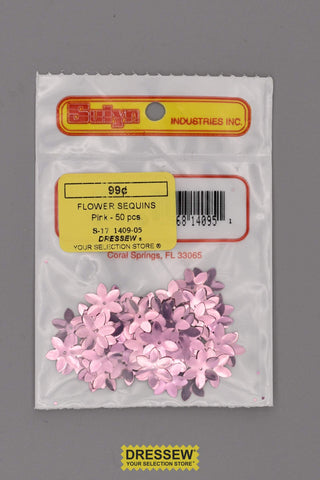 Flower Sequins Pink