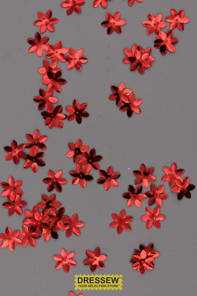 Flower Sequins Red