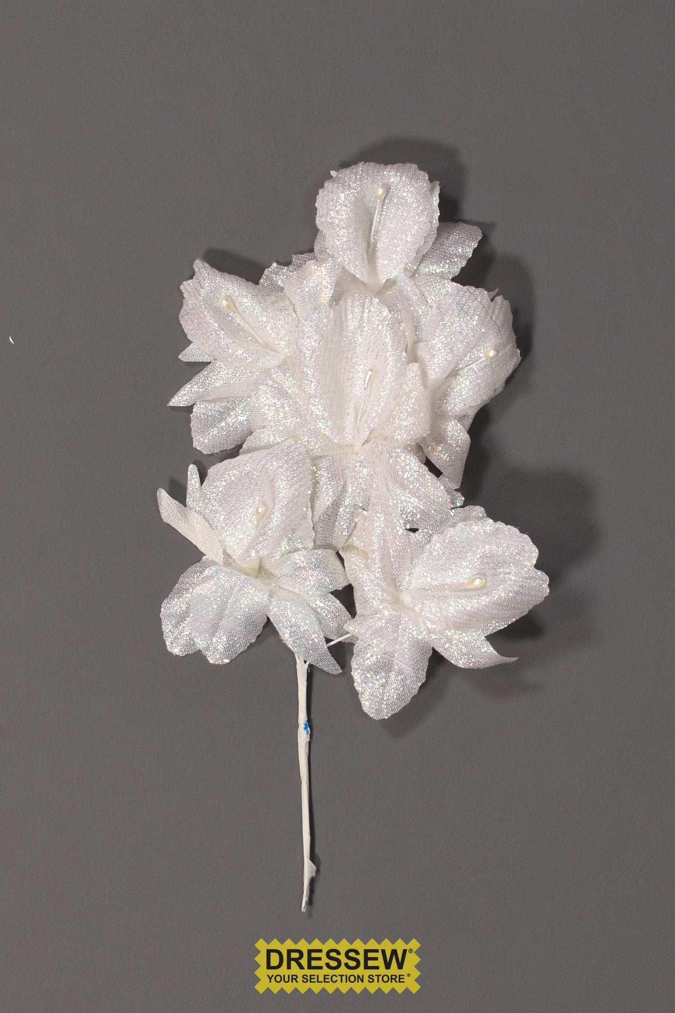 Flower Spray - Bag of 12 - White Iris