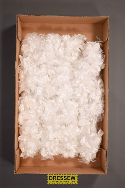 Flower Spray - Case of 48 - Pure White