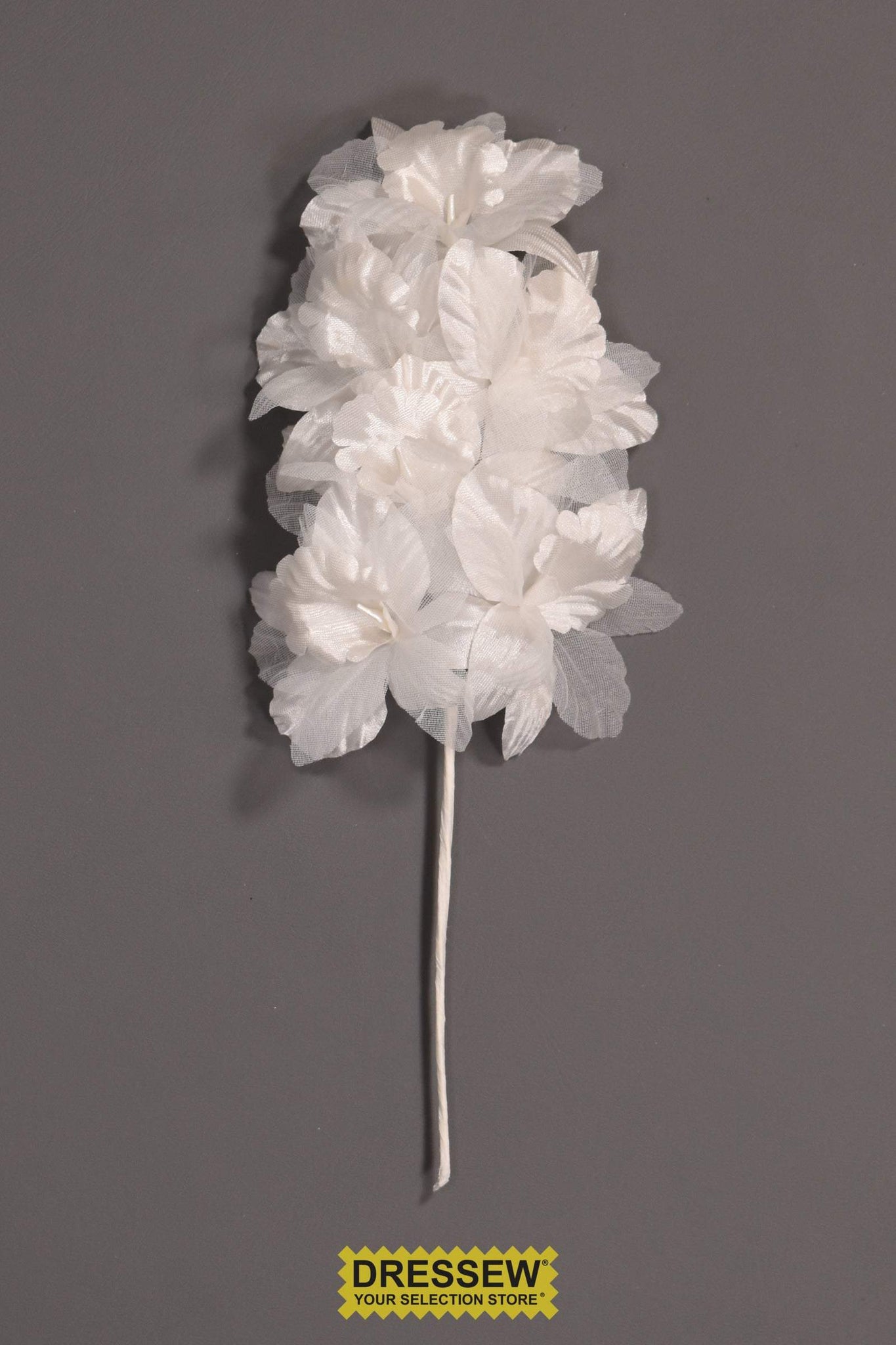 Flower Spray - Case of 48 - Pure White