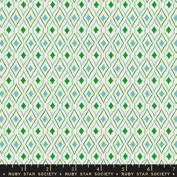 Flowerland Diamonds By Melody Miller Of Ruby Star Society For Moda Turquoise