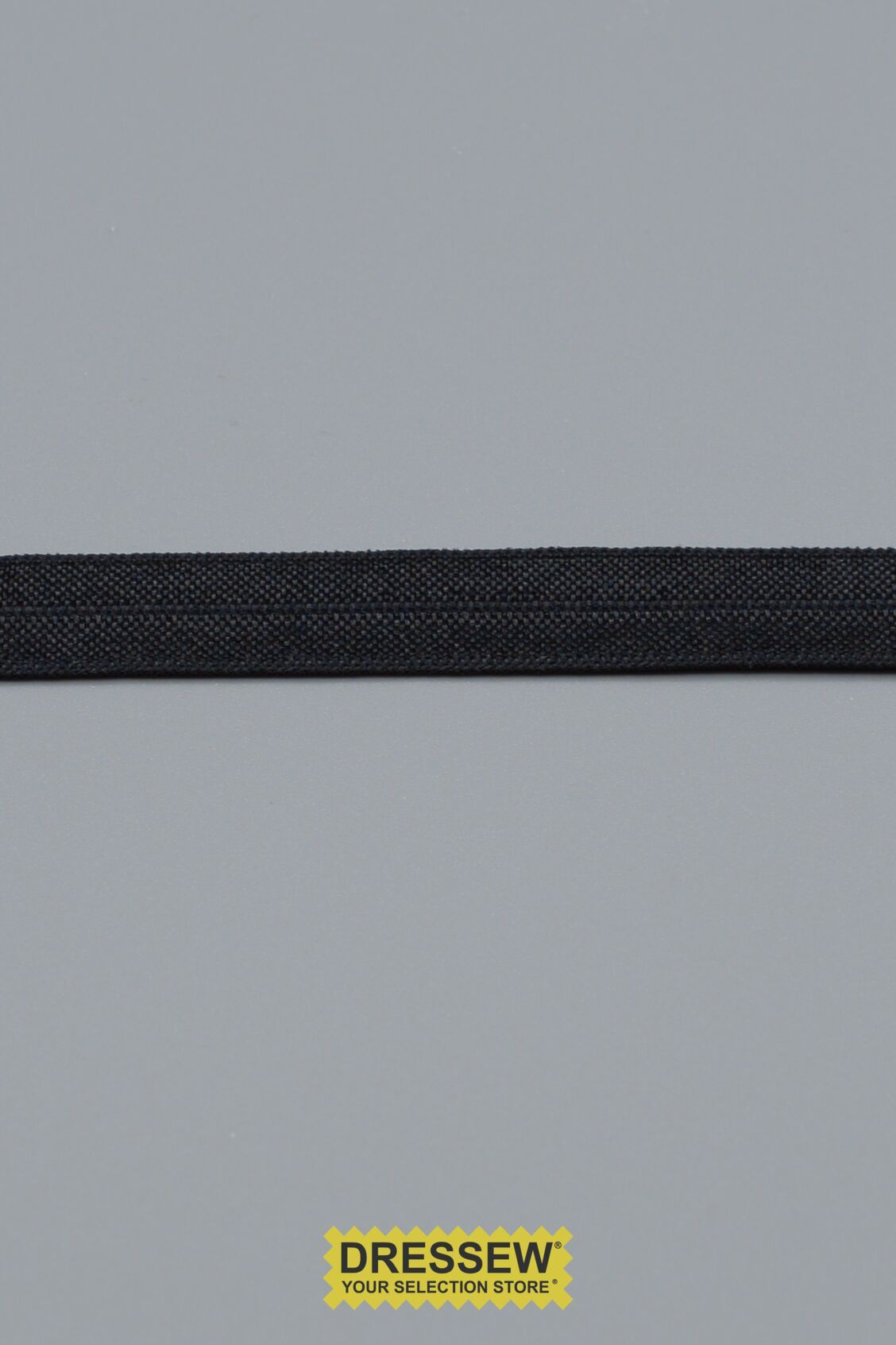 Fold Over Elastic 13mm Black