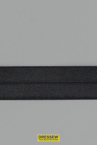 Fold Over Elastic 20mm Black