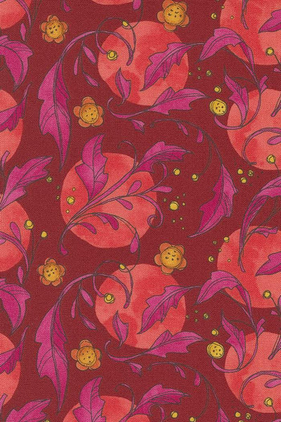 Forest Frolic Swirly Leaves By Robin Pickens For Moda Cinnamon