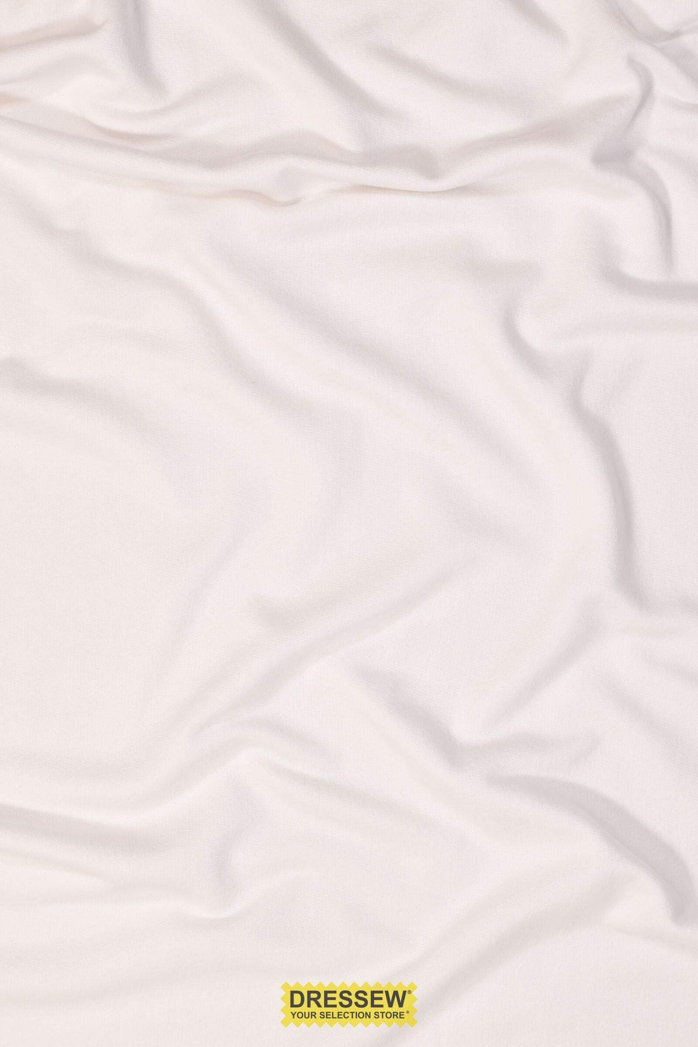 French Terry Knit Optic White