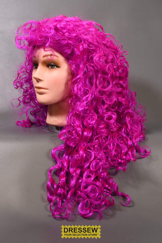 Frizzy Wig Kanekalon Fibre Neon Purple