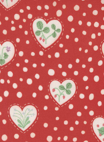 Funny Valentine Flower Hearts By Lizzy House For Moda Love