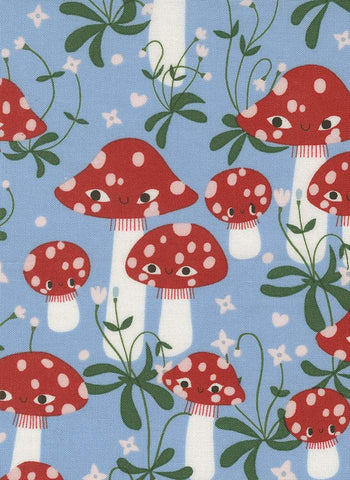 Funny Valentine Mushrooms By Lizzy House For Moda Sky