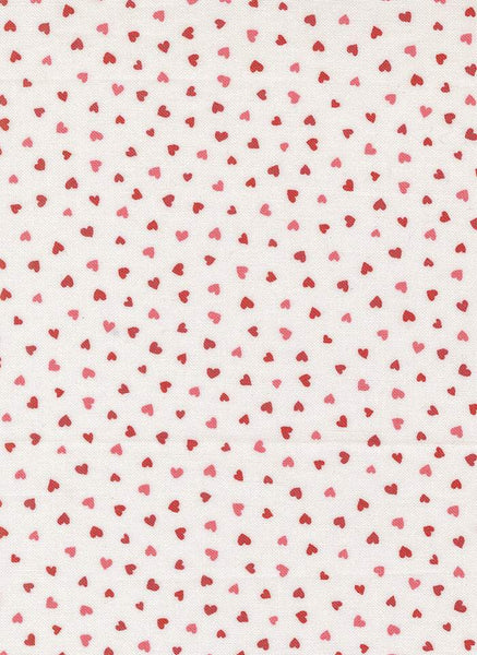 Funny Valentine Tiny Hearts By Lizzy House For Moda Champagne