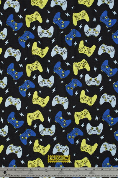 Game Controller Flannelette Black / Multi