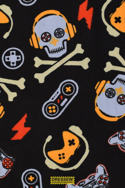 Gamer Flannelette Black / Multi