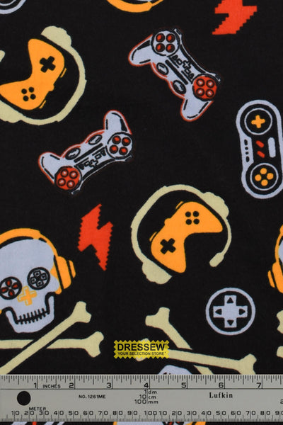 Gamer Flannelette Black / Multi