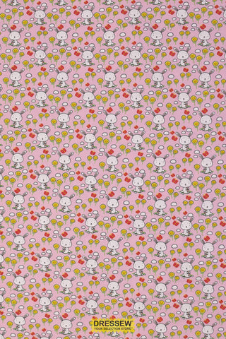 Garden Bunny Lycra Jersey Pink / Multi