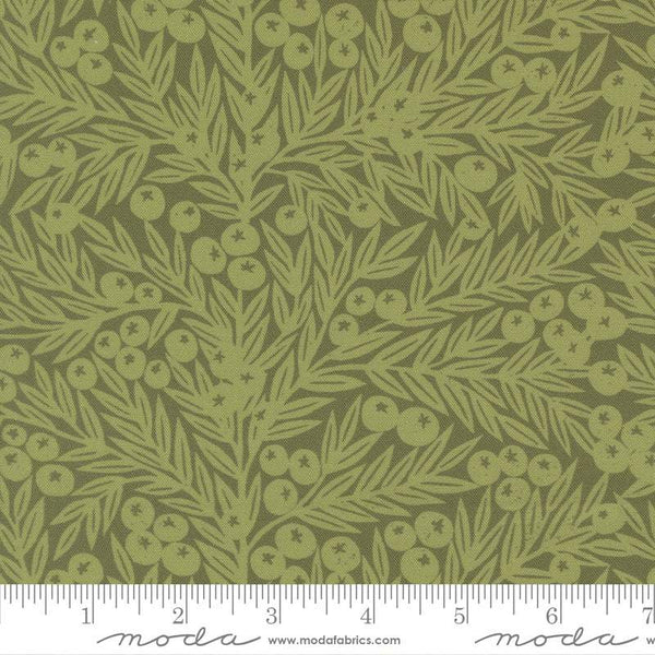 Garden Series Blueberries By Katharine Watson For Moda Leaf