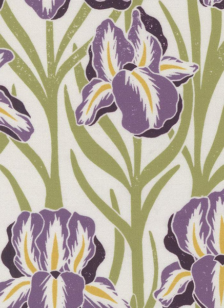 Garden Series Iris By Katharine Watson For Moda Cream
