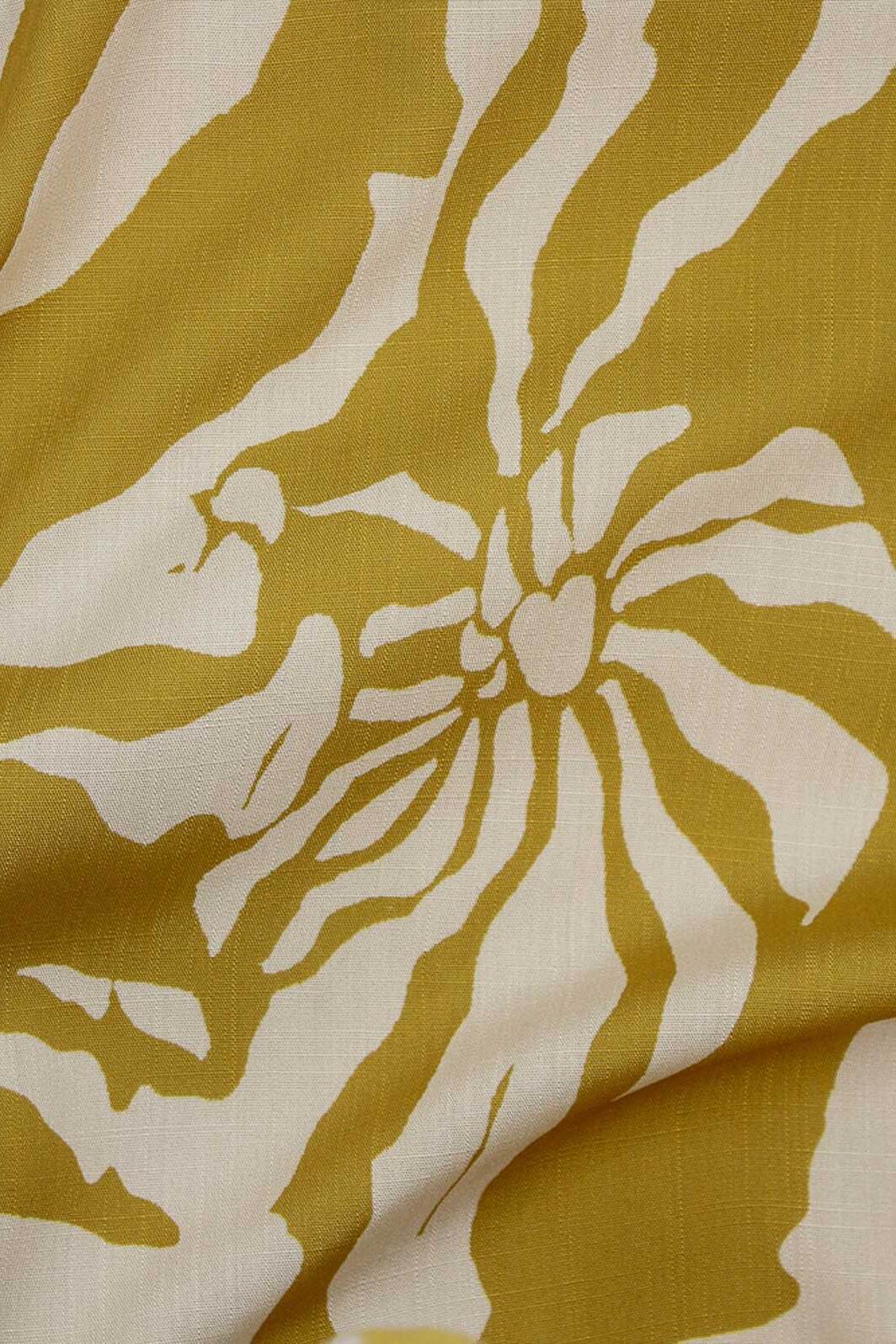 Gauguin Abstract Rays Print Dijon / Off White