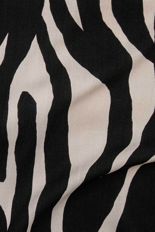 Gauguin Tiger Print Slub Off White / Black