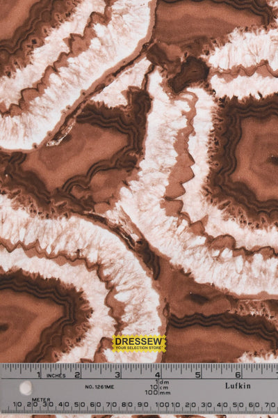 Geode Print Brown Mix