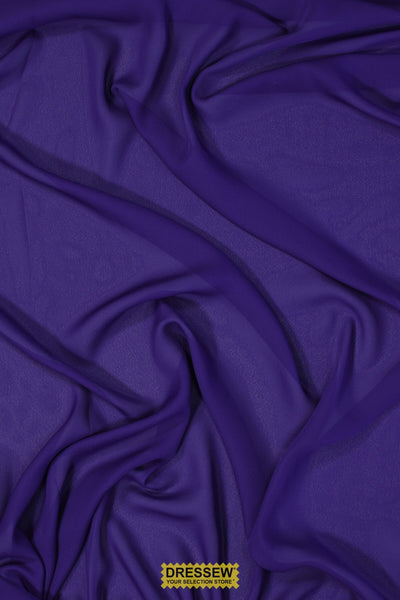 Georgette Deep Purple