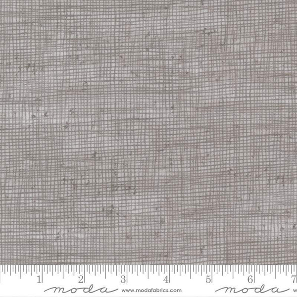 Ghostly Greetings Spiders Netting By Deb Strain For Moda Granite Grey
