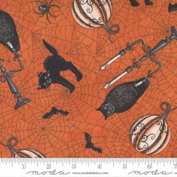 Ghostly Greetings Vintage By Deb Strain For Moda Pumpkin