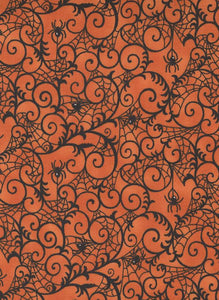 Ghostly Greetings Web Lace By Deb Strain For Moda Pumpkin
