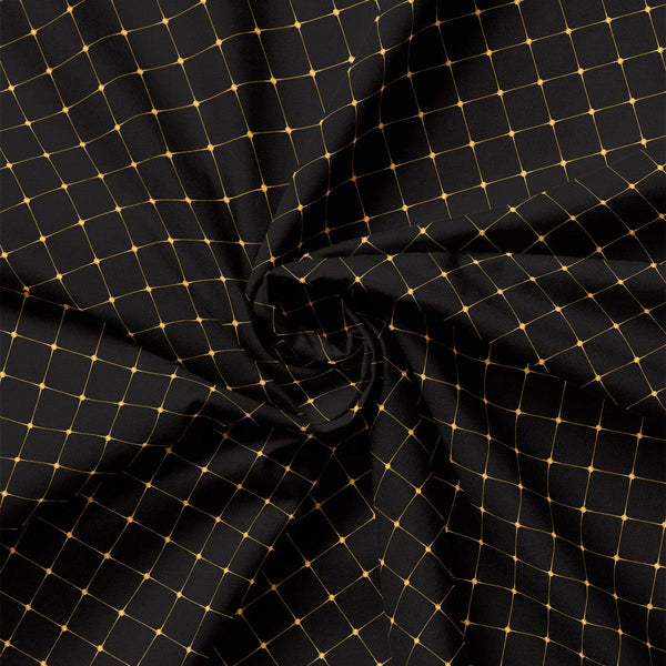 Gilded Diamonds Black / Metallic Gold