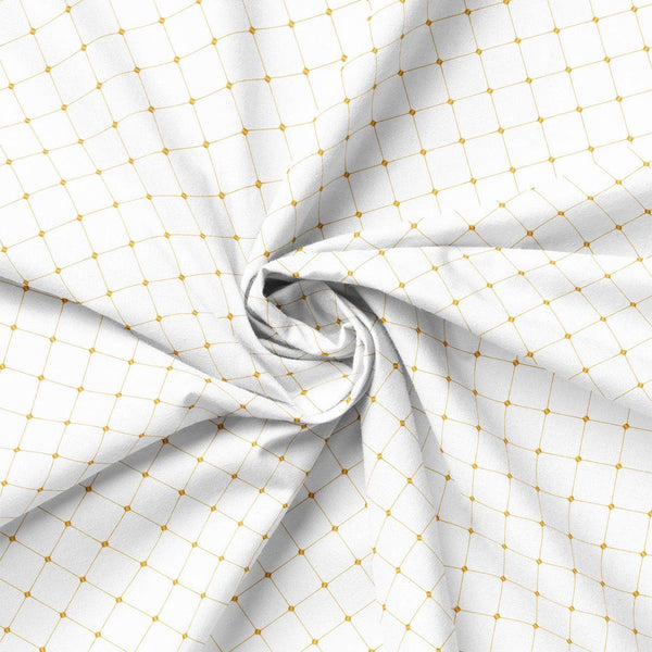 Gilded Diamonds White / Metallic Gold