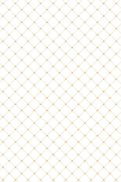 Gilded Diamonds White / Metallic Gold
