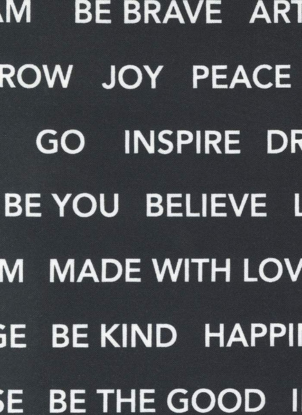 Gilded Kind Words By Alli K Design For Moda Ink / White