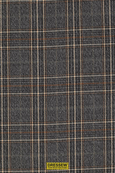 Gilmore Plaid Suiting Dark Grey / Sand