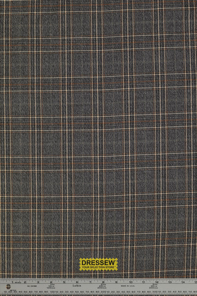 Gilmore Plaid Suiting Dark Grey / Sand