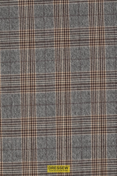 Gilmore Plaid Suiting Grey / Brown
