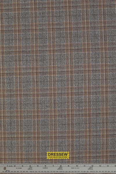 Gilmore Plaid Suiting Grey / Brown