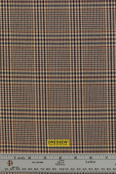 Gilmore Plaid Suiting Tan / Multi