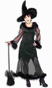 Glamour Witch Costume One Size Black