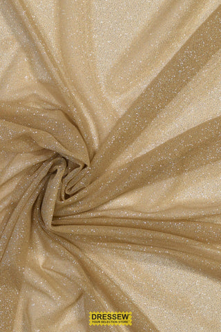 Glitter Sheer Beige / Silver Glitter