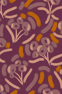 Glory Canvas Luella By Megan Carter For Cotton + Steel Cranberry