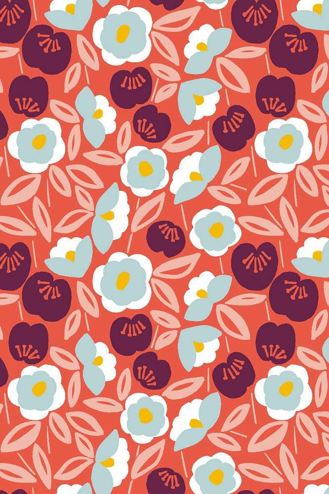 Glory Joani By Megan Carter For Cotton + Steel Cherry