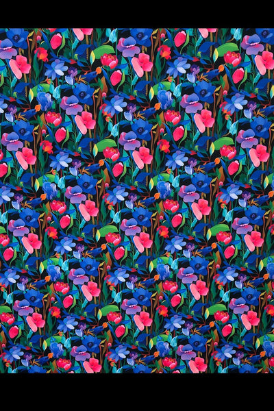 Glow Garden Lycra Black / Multi