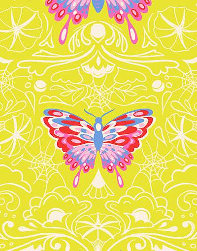 Glow Garden Morning Moth By Sarah Watts Of Ruby Star Society For Moda Citron