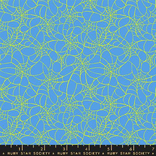 Glow Garden Tangled Web By Sarah Watts Of Ruby Star Society For Moda Lindley Blue