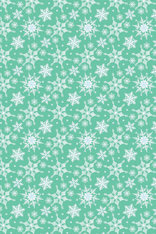 Gnome Wonderland Wonderland Snowflake By Andi Metz For Benartex Green / White
