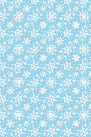 Gnome Wonderland Wonderland Snowflake By Andi Metz For Benartex Sky Blue / White