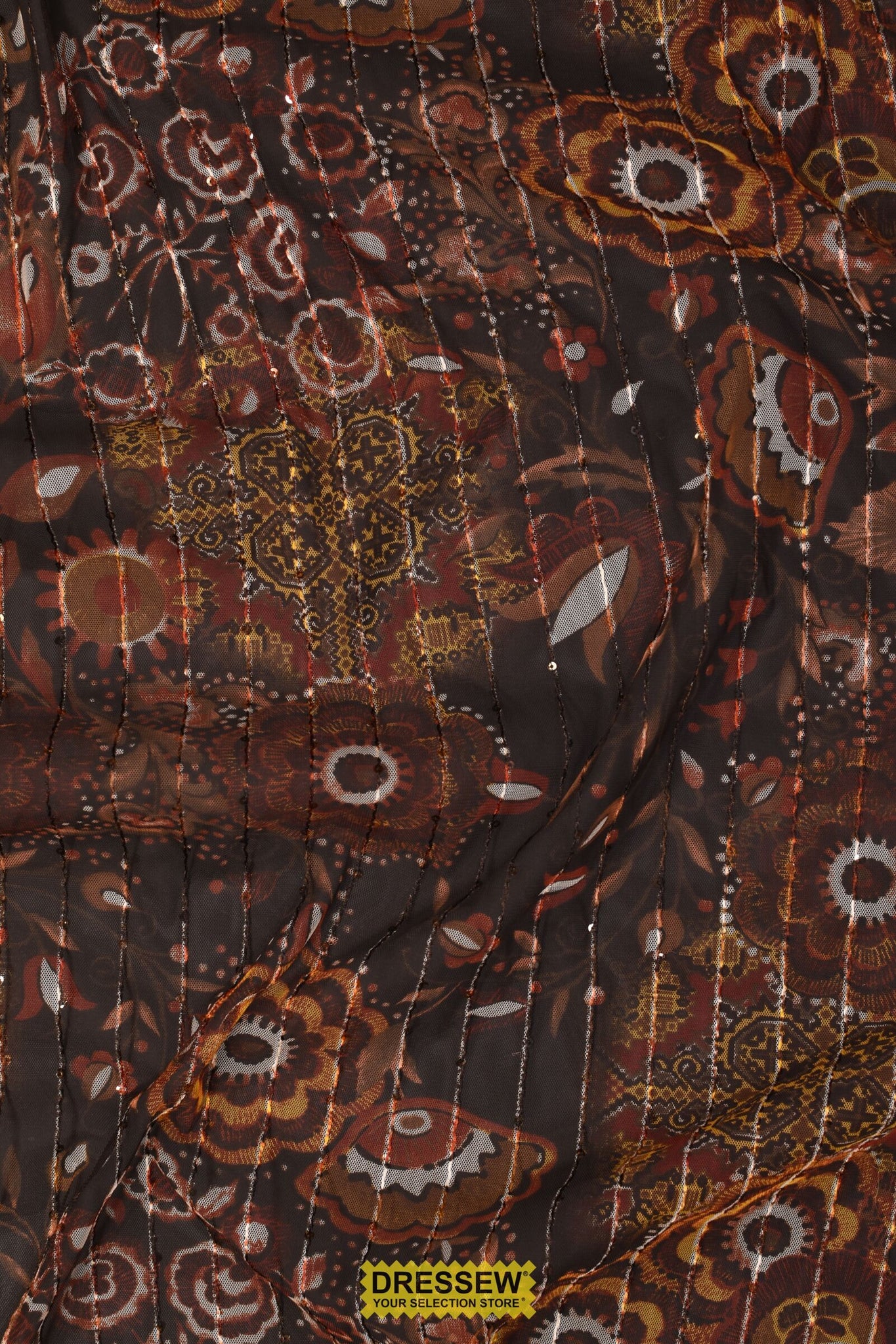 Gomez Sequin Mesh Browns