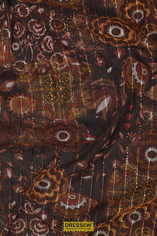 Gomez Sequin Mesh Browns