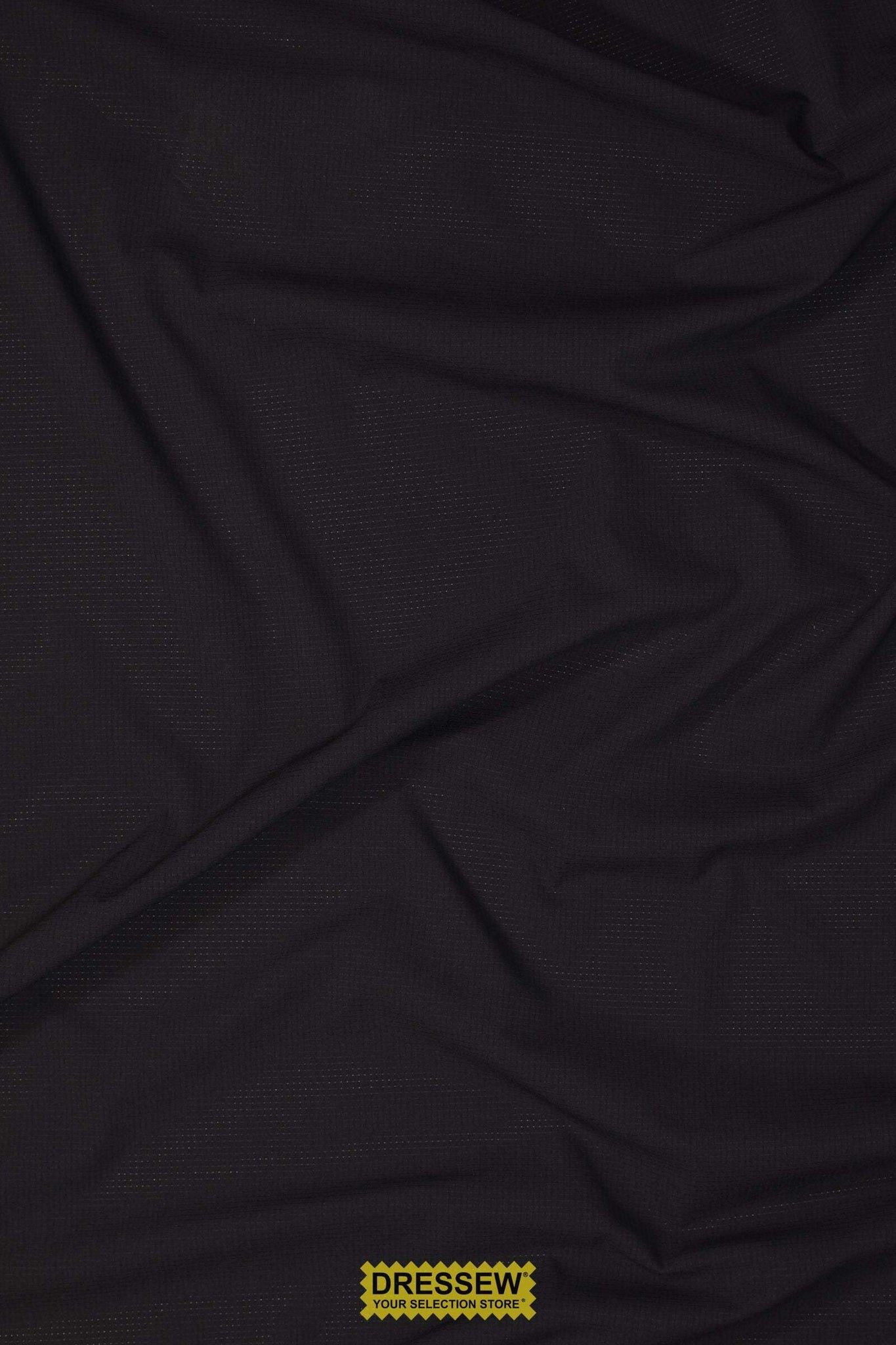 Grid Stretch Poly Black