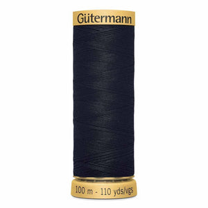 Gütermann Cotton Thread 100m #1001 Black