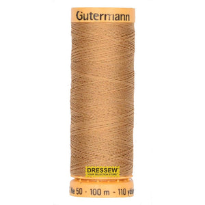 Gütermann Cotton Thread 100m #2410 Light Brown